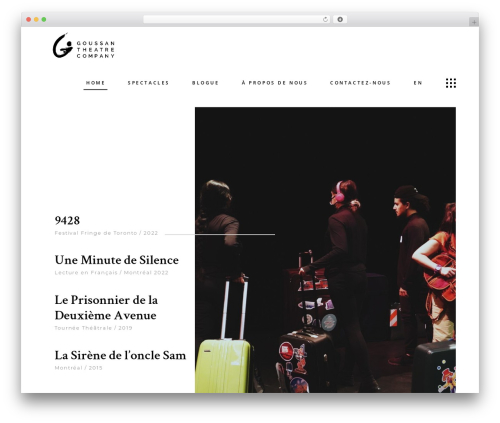 Bard shows WordPress plugin - goussantheatre.com