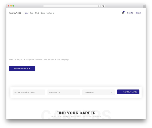 Careerfy WordPress theme design - andonovproltd.com Careerfy WordPress theme design - andonovproltd.com