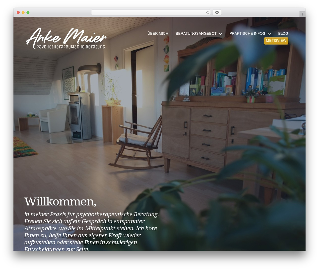 Chaplin WordPress theme - anke-maier.de
