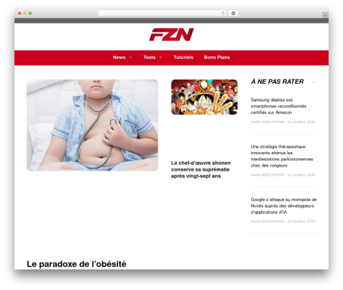 GeneratePress theme WordPress - fredzone.org