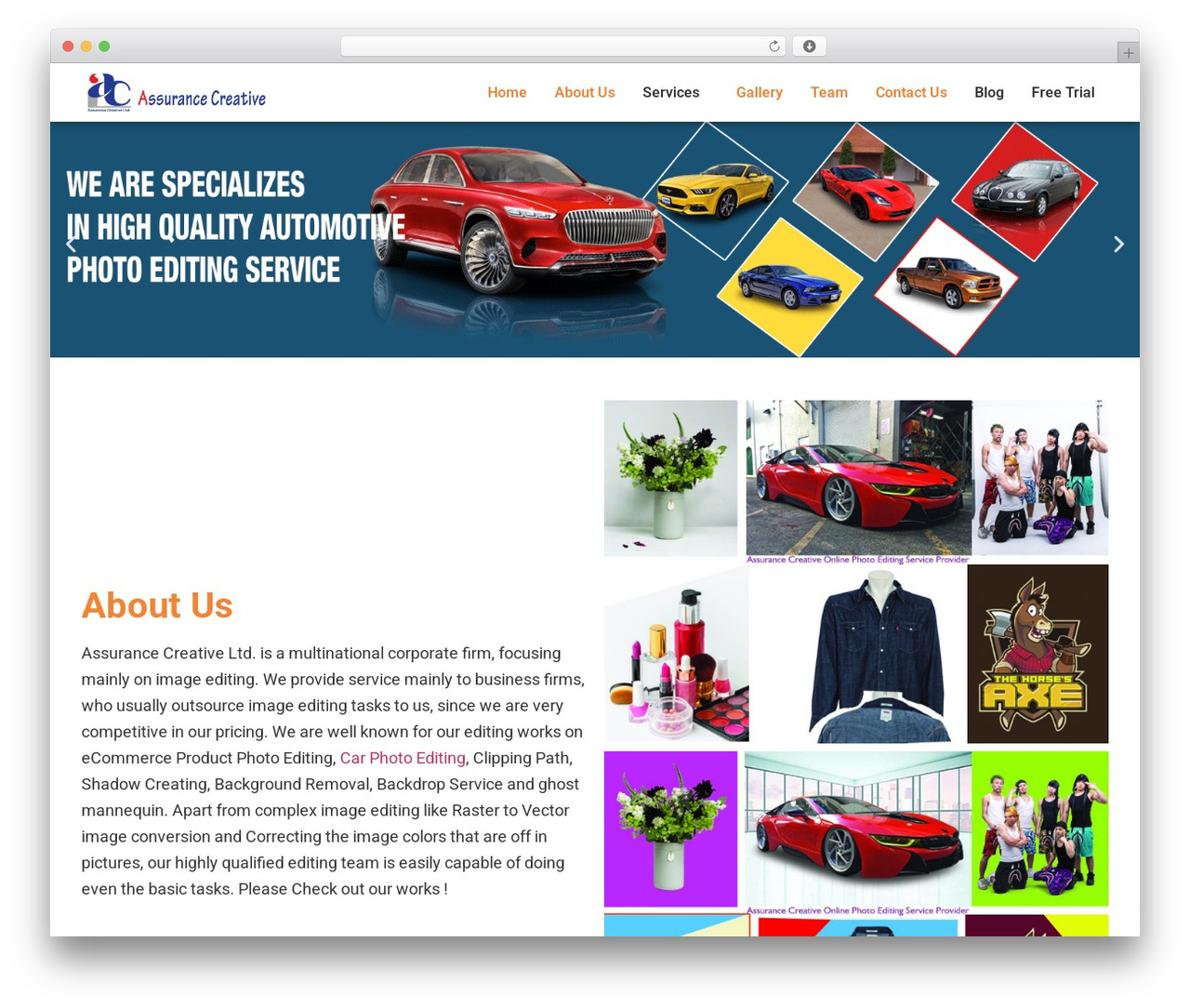Hello Elementor WordPress theme - assurancecreative.com
