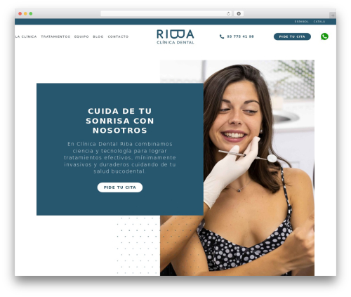 Hello Elementor WordPress theme - clinicadentalriba.com