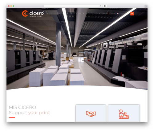 Softech WordPress theme - iscicero.cz