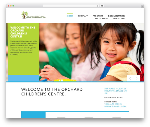 WordPress website theme Laurel - theocc.ca