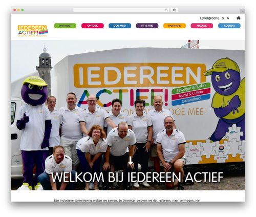 Best WordPress theme Sieronline WP Basisthema- Child - iedereenactief.nl