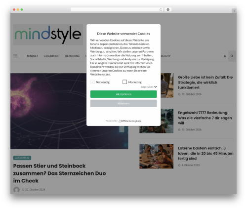 Ceris top WordPress theme - mindstyle-magazin.com