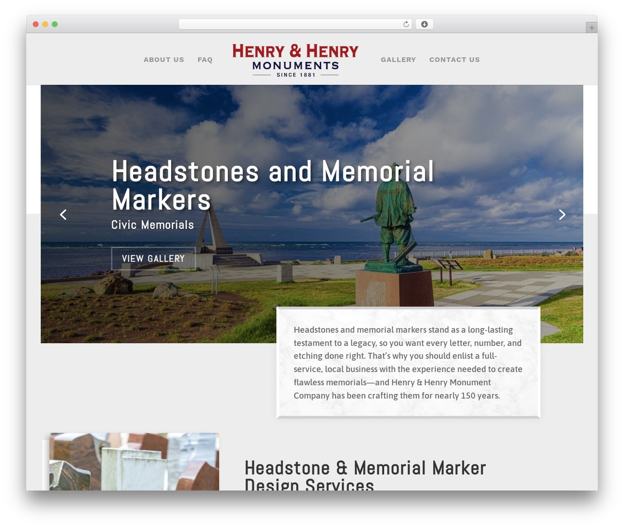 Divi theme WordPress - henryandhenrymonuments.com Divi theme WordPress - henryandhenrymonuments.com