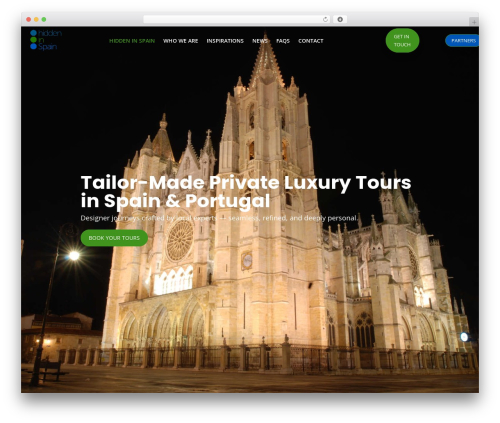 Divi WordPress theme - hiddeninspain.com