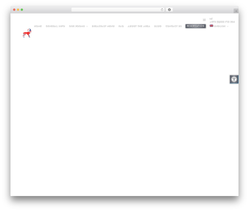 GuestHouse WordPress theme - krivine-guesthouse.com
