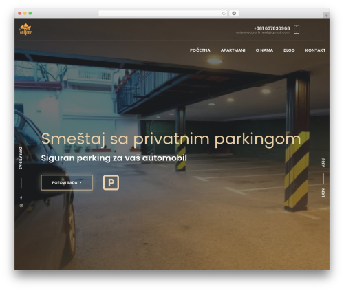 Hompark WordPress theme - theonlyoneapartments.com