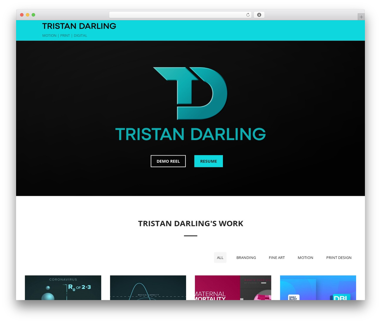 Optimizer PRO WordPress theme - tristandarling.com