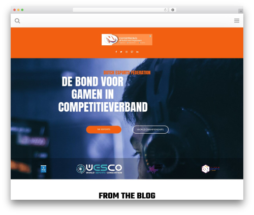 PixieBolt top WordPress theme - esportbond.nl