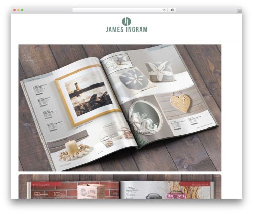 Theme WordPress Blockster - jamesingramdesign.com