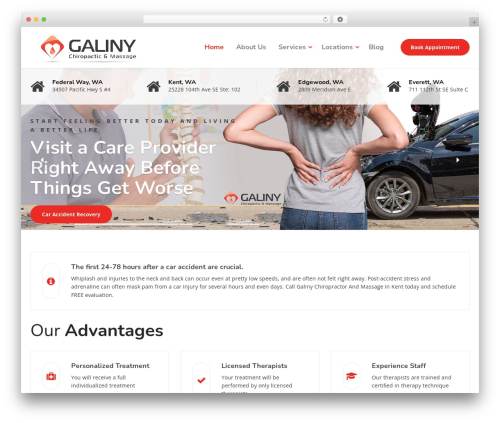 Theme WordPress Physio-qt - galiny.com