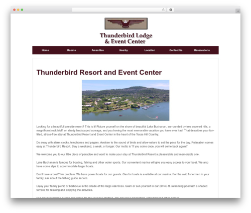 Theme WordPress Responsive Pro - thunderbirdvacation.com