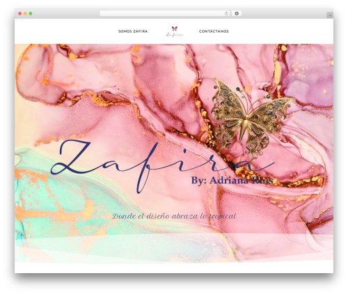 WordPress theme Eona - zafirabyadrianarios.com