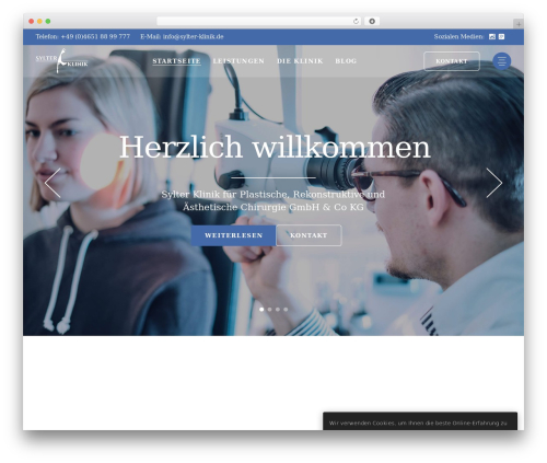 WordPress theme TouchUp - sylter-klinik.de