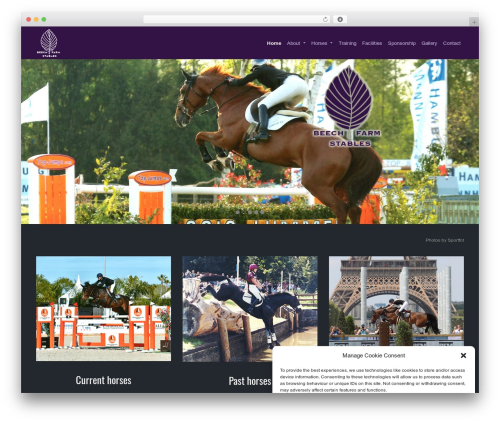 WP Bootstrap Starter theme WordPress - beechfarmstables.co.uk