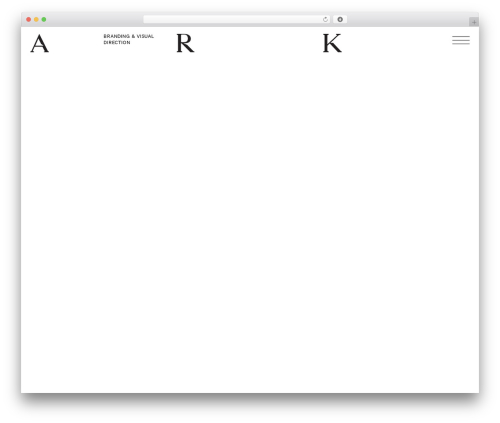 arc Template WordPress theme design - ark-visual.com
