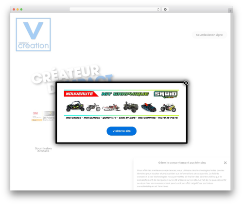 Astra WordPress theme - versioncreation.ca