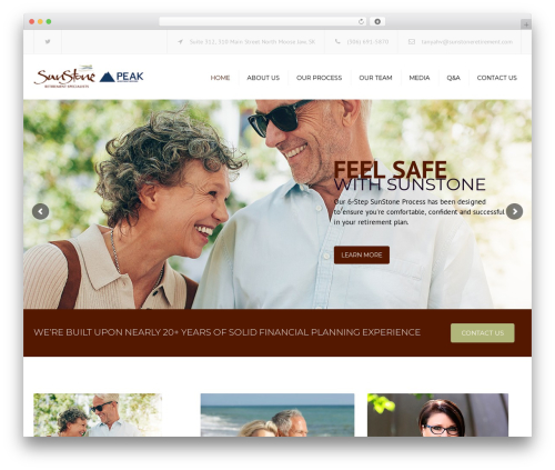constructo WordPress theme - sunstoneretirement.com