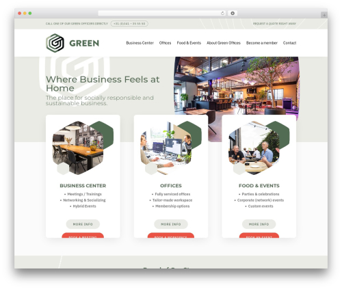 Divi theme WordPress - greenoffices.com