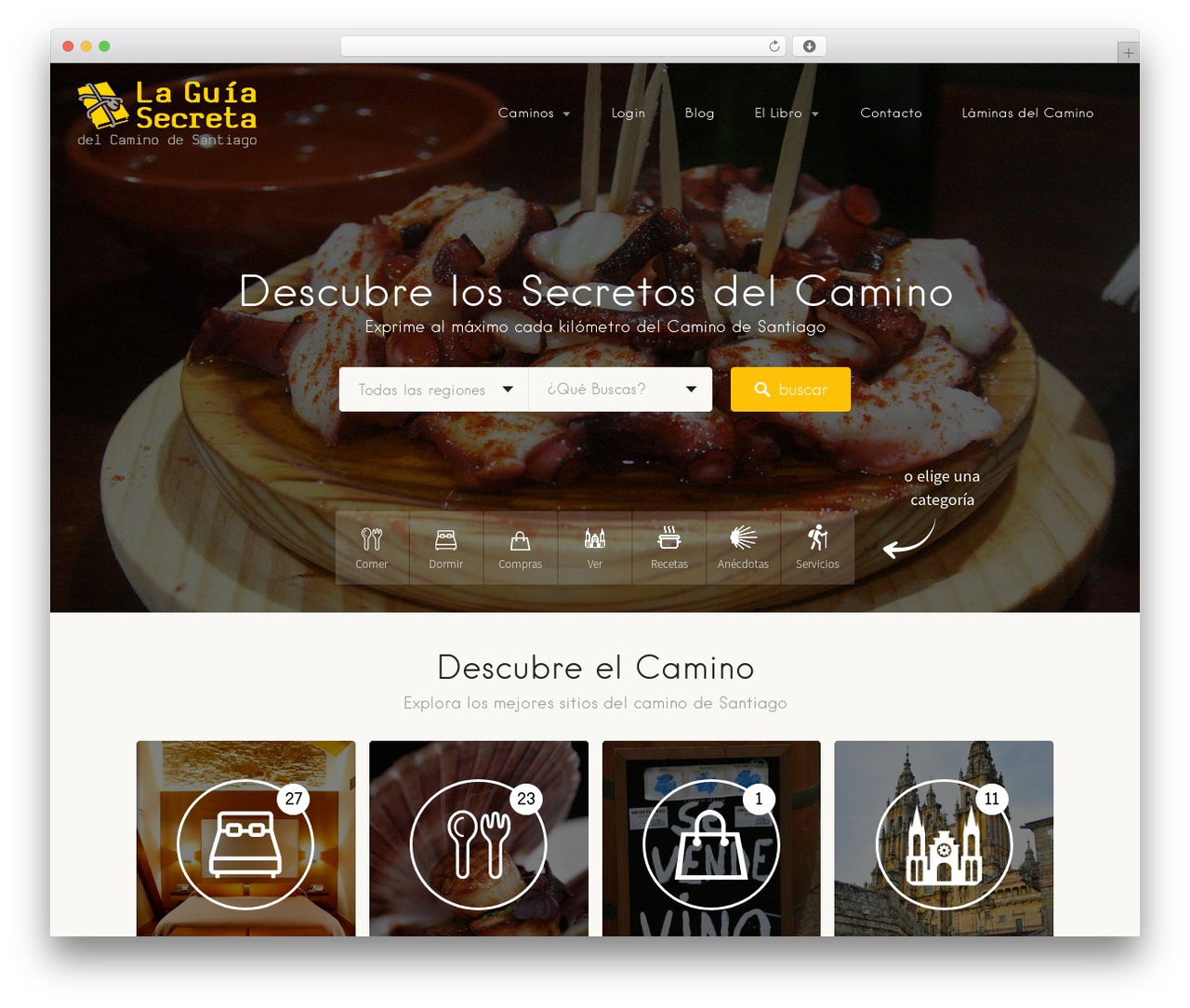 Listable theme WordPress - guiasecreta.com
