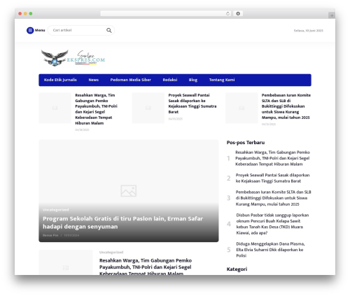 Raylight WordPress theme - sumbarekspres.com Raylight WordPress theme - sumbarekspres.com