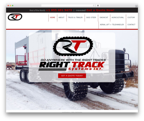 Theme WordPress BubbleUP Boostrap - righttracksystemsinc.com