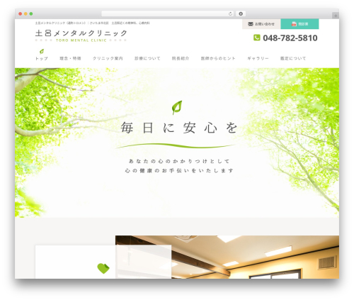 Theme WordPress theme02 - toromental.clinic