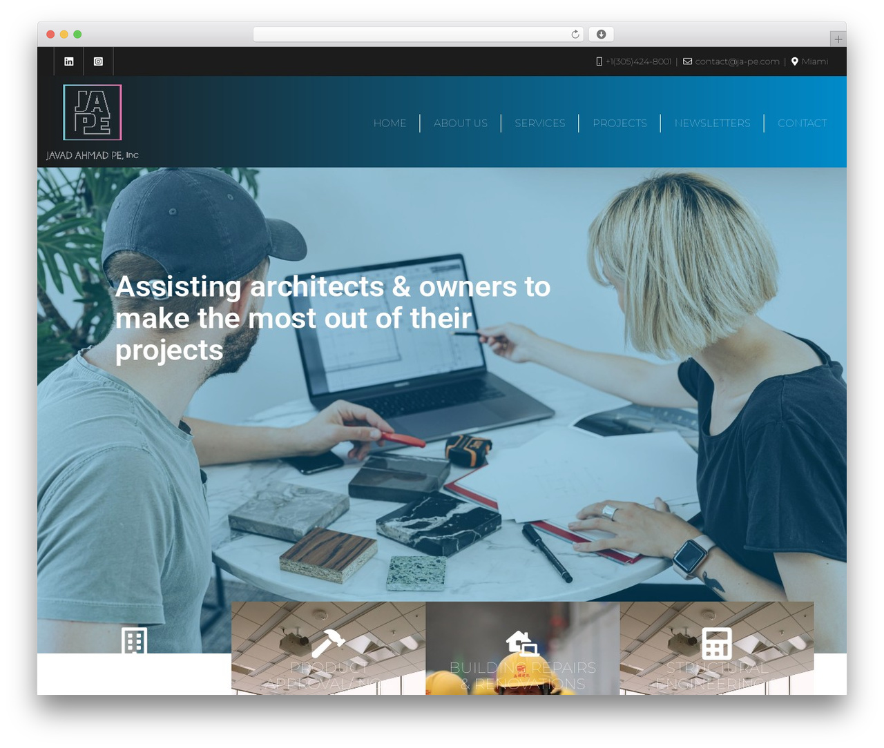 Building Construction Architecture PRO theme WordPress - ja-pe.com