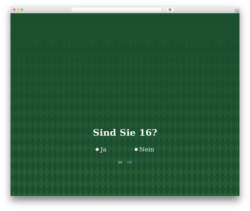 Canvas WordPress website theme - brauerei-mittenwald.de