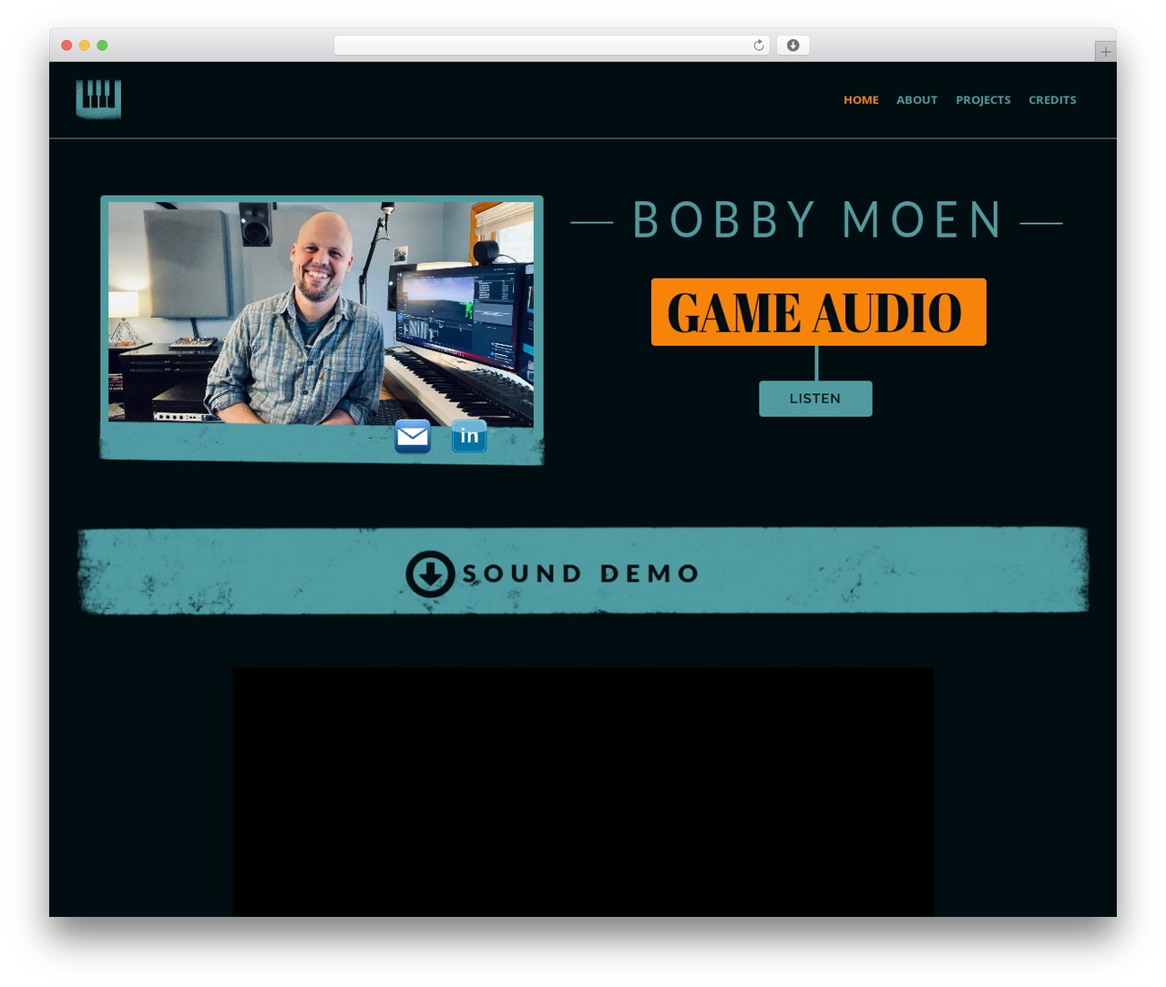 Create WordPress theme - bobbymoen.com