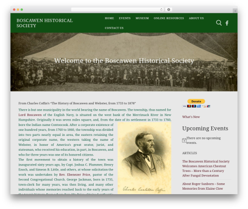 Cool timeline pro WordPress plugin - boscawenhistoricalsociety.com