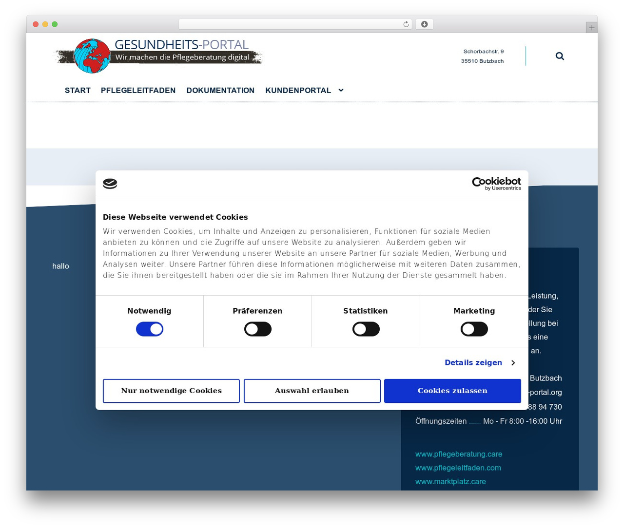 Execoore premium WordPress theme - gesundheits-portal.org