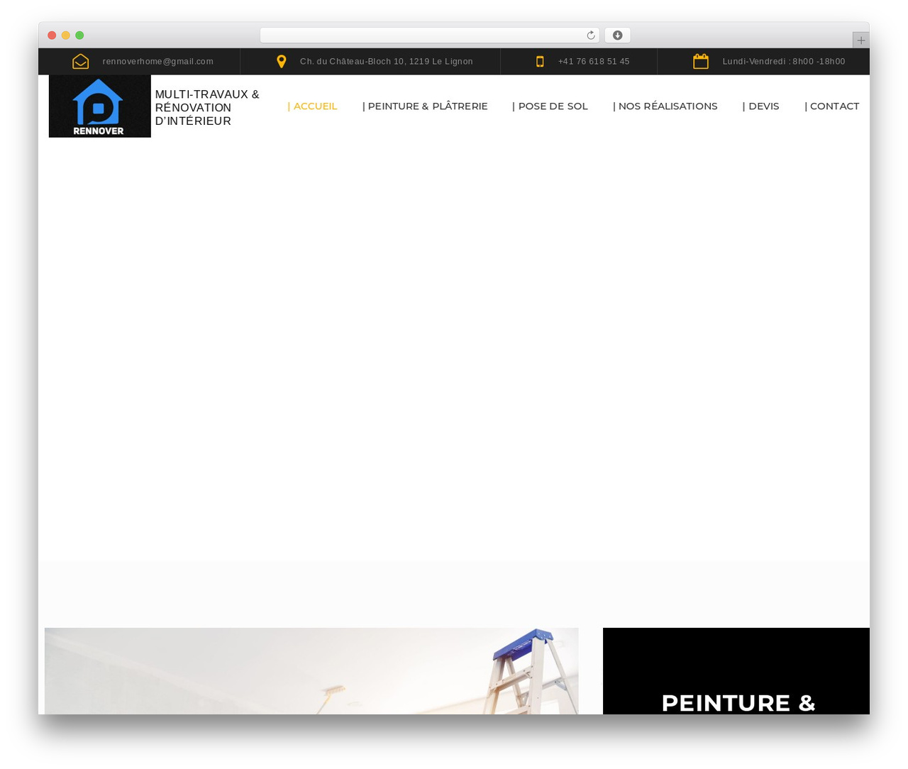 G5Plus Ruby Build WordPress theme - rennover.ch