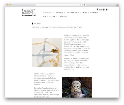 Grid Based Responsive WordPress Theme WordPress theme - tayloredcuriosities.com