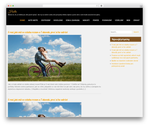 WordPress theme Bread and Cake - hallu.cz WordPress theme Bread and Cake - hallu.cz