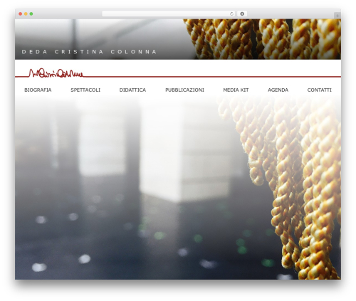 WordPress theme Toolset Bootstrap - dedacristinacolonna.com