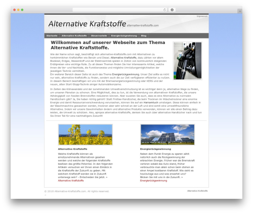 WordPress theme WP Remix - alternative-kraftstoffe.com