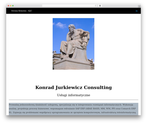 WordPress website theme Writee - kjc.com.pl