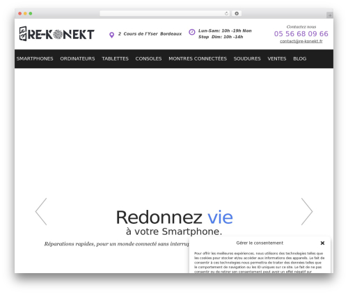 Computer repair core WordPress plugin - re-konekt.fr