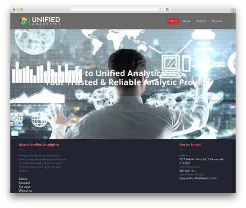 elemento free website theme - unifiedanalytic.com