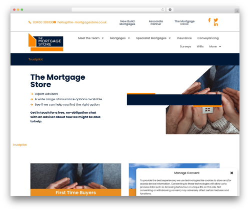 Hello Elementor WordPress theme - the-mortgagestore.co.uk