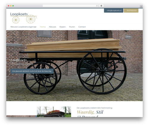 Loopkoets theme WordPress - loopkoets.nl