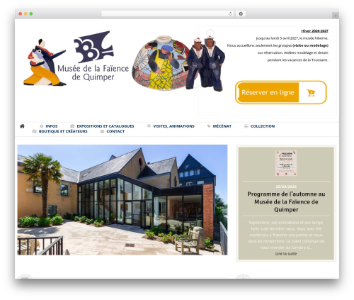 Theme WordPress cherry - musee-faience-quimper.com