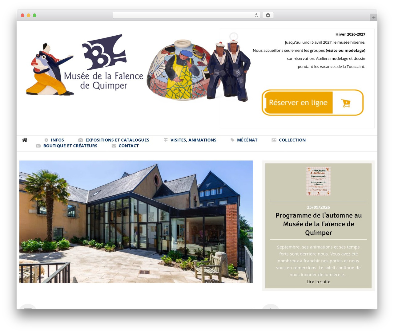 Theme WordPress cherry - musee-faience-quimper.com