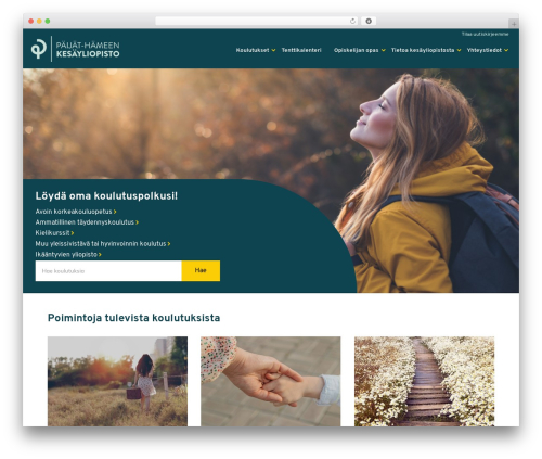 Theme WordPress Divi - paijathameenkesayliopisto.fi