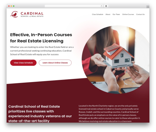 Pronto lead insights WordPress plugin - www.cardinalschoolofrealestate.com