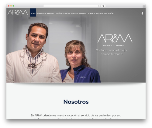 WordPress theme Prospectus - arymodontologos.com